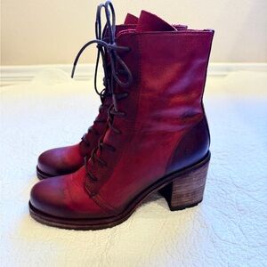Frye Red Karen Boots 9.5
